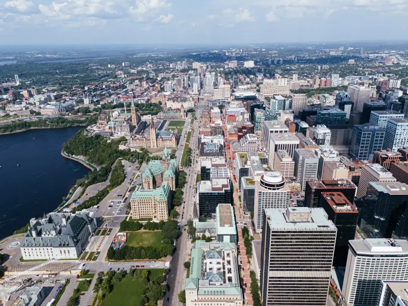 Ottawa investment property with modern office building